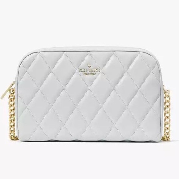 Kate Spade Mini Camera Crossbody Light Gray - Picture 2 of 10